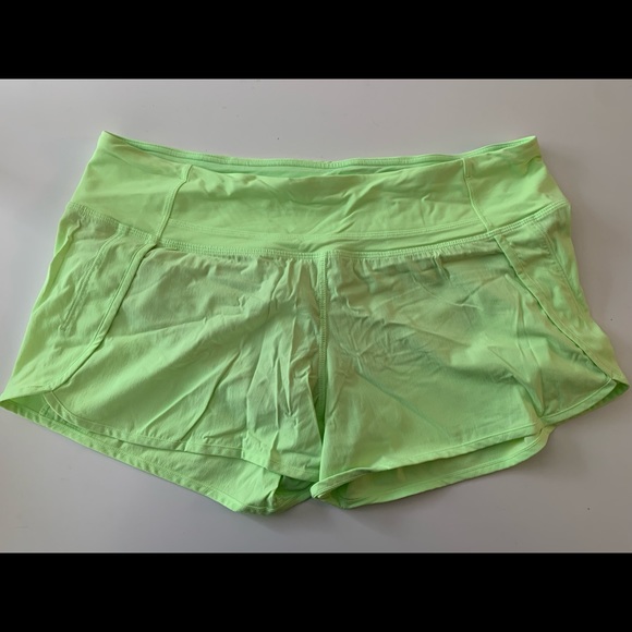 Women’s Lululemon Short - Size 10, Lime Green, Like New